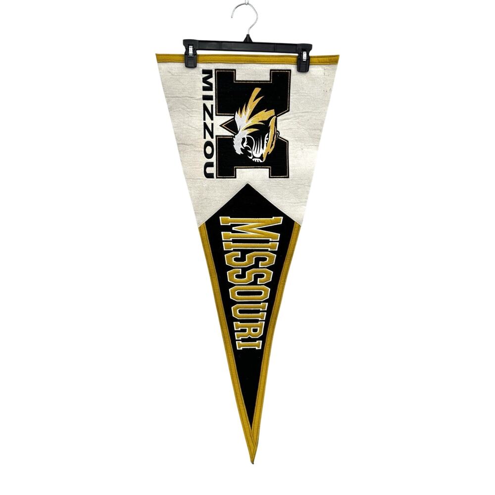 Missouri Tigers NCAA Winning Streak Embroidered Mizzou Classic Felt Pennant 40in